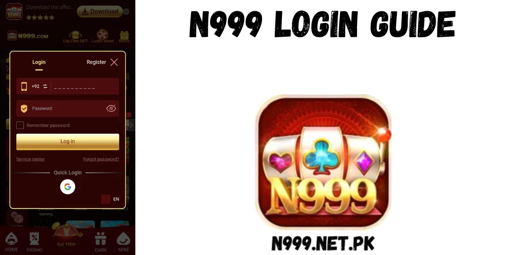 N999 Login guide